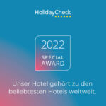 HolidayCheck Special Award 2022 für das Konsumhotel Dorotheenhof Weimar